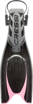 Cressi Men's Cressi Frog Plus Open Heel, Black Pink, S M UK 7 8 - EU 38 41