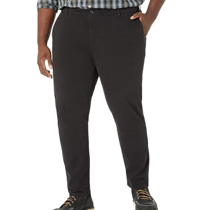 Dockers Men's Big & Tall Ultimate Chino 360 Flex Pant Casual, Black-Tapered, 44W x 30L