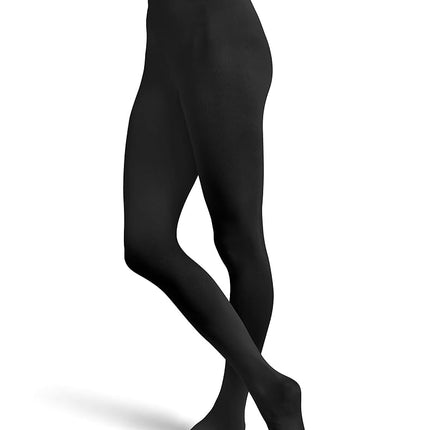 Bloch Dance Girls Contour Soft Footed Tights, White, Child-Medium
