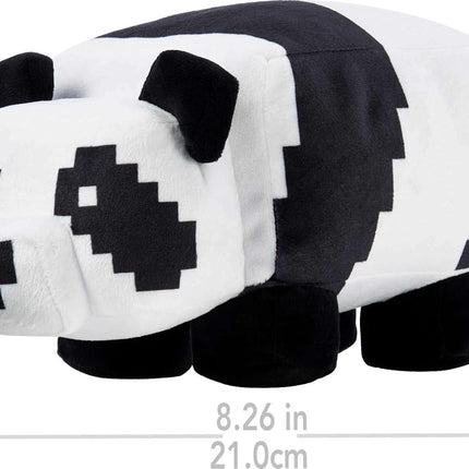 Minecraft Basic Panda Plush, Video-Game Character Soft Doll, Collectible Toy Gift for Ages 3 Years & Older
