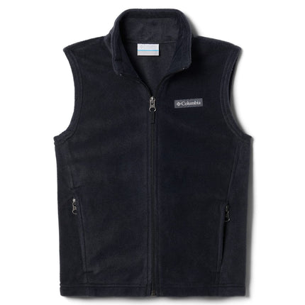 Columbia Boys' Steens Mountain Fleece Vest, Black,