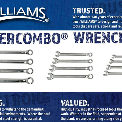 Williams 1232MSC Super Torque Combination Wrench, 32 Millimeter