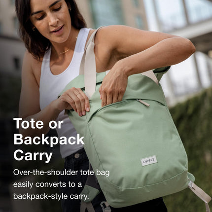 Osprey Arcane Zip Top Tote Backpack, Toffee Orange