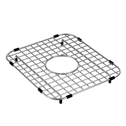 Moen GA726 12" X 14" Stainless Steel Bottom Sink Grid with Center Drain, Fits 14"x16" Sinks, Stainless Steel