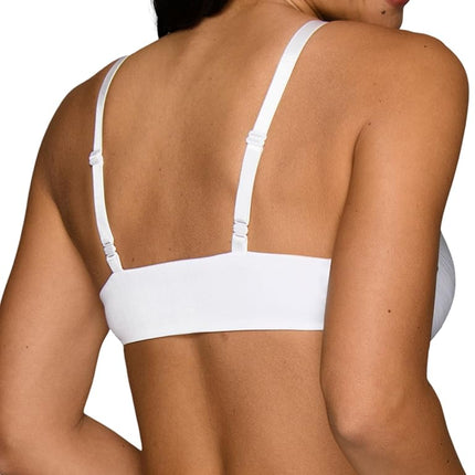 Vanity Fair Women's Illumination Front Closure Bra, 3-Way Convertible Staps, Lightly Lined Cups Up to Dd, Opaque, White, 40D