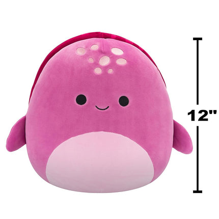 Squishmallows Original 12 Inch - Tudor the Maroon Turtle