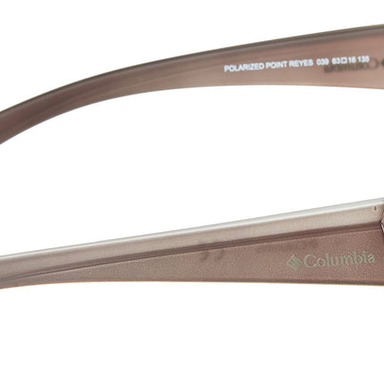Lunettes de soleil Point Reyes Columbia pour hommes, bleu/gris, 63 mm
