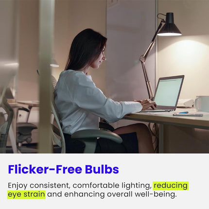 Feit Electric LED Light Bulbs, 60 Watt Equivalent, A19, 10 Year Life, 800 Lumen, 3000K Warm White, Non-Dimmable | 24-Pack