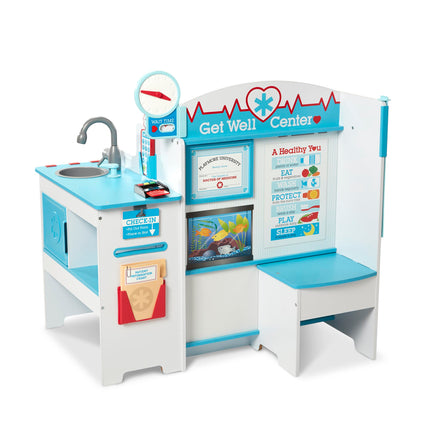 Melissa & Doug Wooden Get Well Doctor Activity Cen