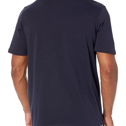 adidas Men's Essentials Big Logo Tee, Black-White, Legend Ink/White, Medium