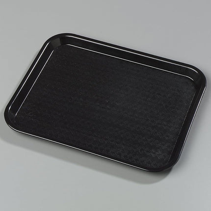 Carlisle CT101403 Café Standard Cafeteria/Fast Food Tray, 10" x 14", Black