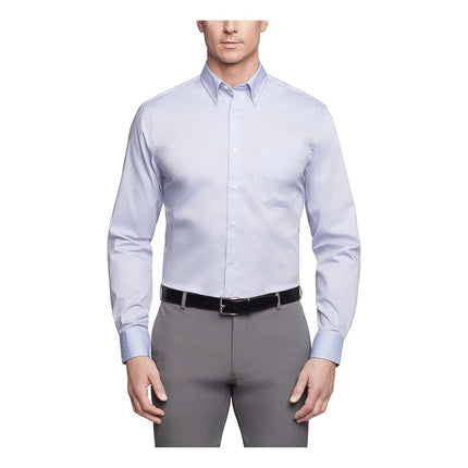 Van Heusen Men's Dress Shirt Regular Fit Pinpoint 