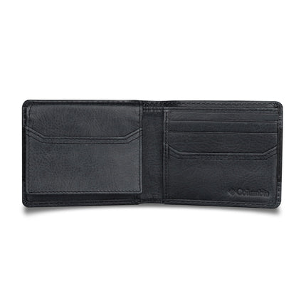 Columbia Men's RFID Slim Bifold Wallet With ID Window, Black Two Tone, One Size, Everyday Bifold Wallet-multiple Card Slots, Id Window