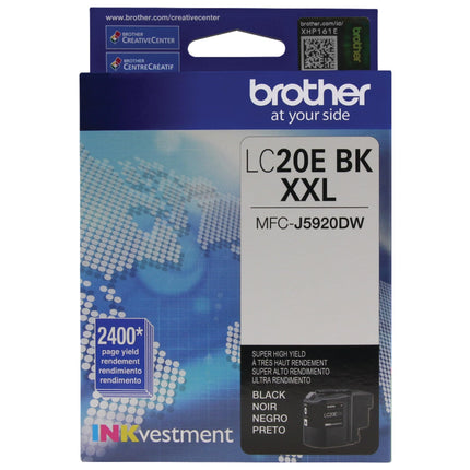 Brother LC20EBK Super High Yield Black Ink Cartrid
