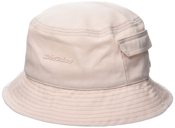 Dickies Men's Script Logo Bucket Hat, Pink, One Si