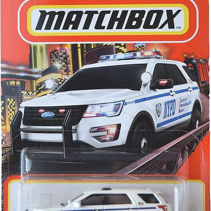 Matchbox 2016 Ford Interceptor Utility, [White] 95/100 White, 2022 Series