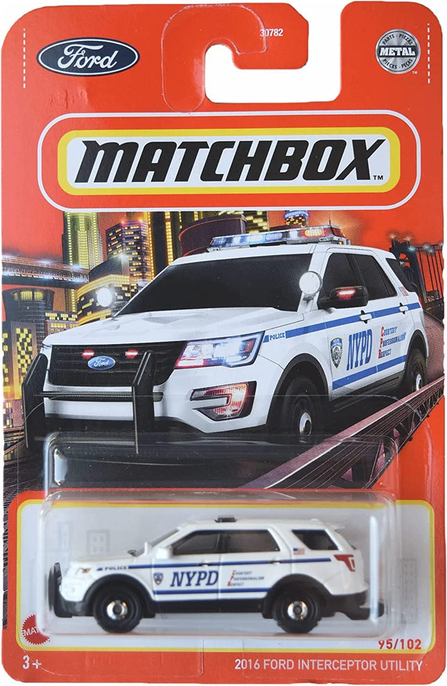 Matchbox 2016 Ford Interceptor Utility, [White] 95