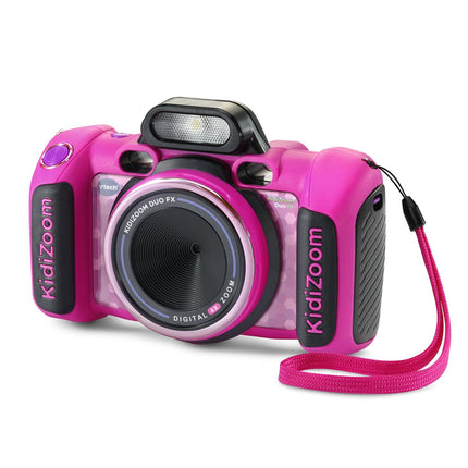 Cámara digital doble KidiZoom Duo Camera FX de VTech para niños, rosa