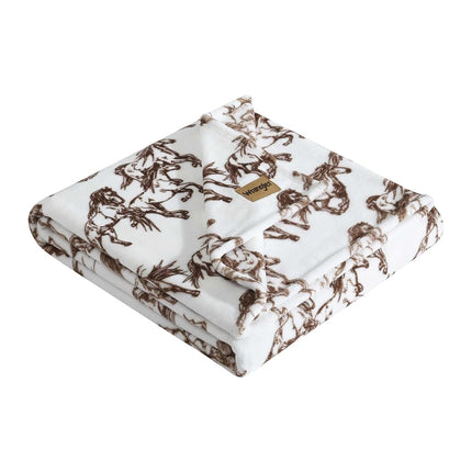 Wrangler - Throw Blanket, Soft Plush Fleece Beddin