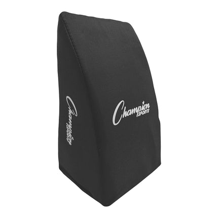 Champion Sports Cushioned Catcher's Knee Support - Durable Ergonomic Design Knee Support - Adults 5'8" and Over, Black