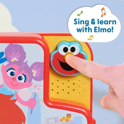Tableau d'activités ludo-éducatif Elmo et l'apprentissage des lettres, La Rue Sésame, pour l'apprentissage et l'éducation préscolaire, jouets pour enfants sous licence officielle, à partir de 2 ans, cadeaux