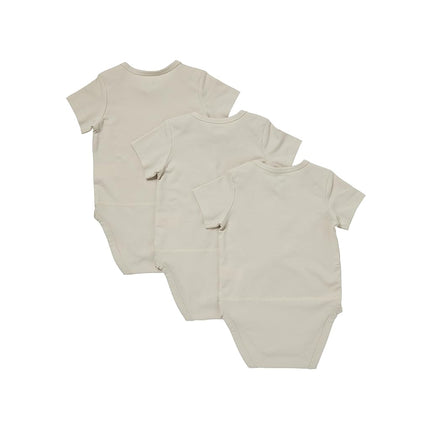 Lot de 3 bodys à manches courtes Pure Comfort pour bébés Hanes, bodys pour bébés, garçons et filles, bleu/vert, 6 MOIS