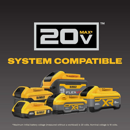 DEWALT 20V MAX* Cordless Caulking Gun, 10oz/300ml, Tool Only (DCE560B)