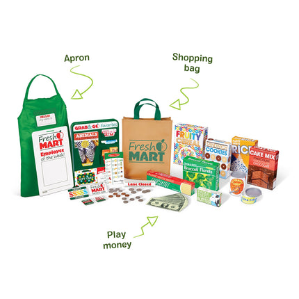 Set de accesorios de supermercado de Melissa & Doug
