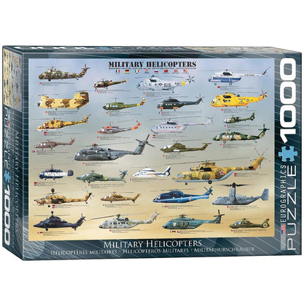 EuroGraphics Military Helicopters 1000-Piece Puzzl