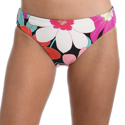 La Blanca Parte Inferior de Traje de Baño Hipster para Mujer, Multi//in Full Bloom, 16