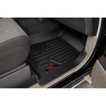Rough Country Floor Mats for 2004-2015 Nissan Titan | Crew Cab - M-81602