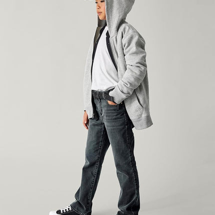 The Children's Place Jeans básicos con corte acampanado para niños, lavado Dustbowl individual, talla 4