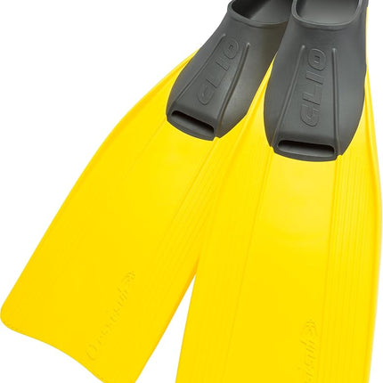 Cressi Clio Snorkeling and Diving Fins -Yellow, 33/34 - 1/1.5