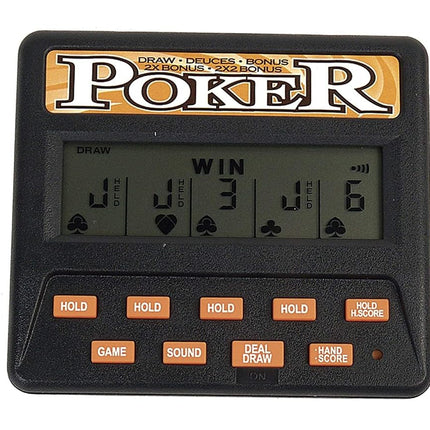 John N. Hansen Classic 5-in-1 Poker Electronic Games