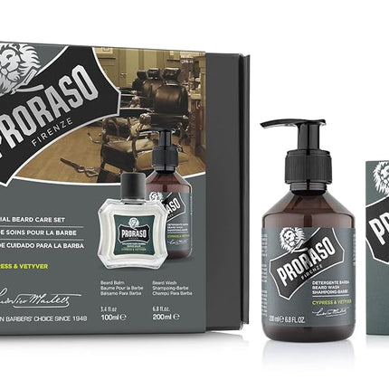 Proraso Beard Care Kit for Men | Beard Wash & Bear