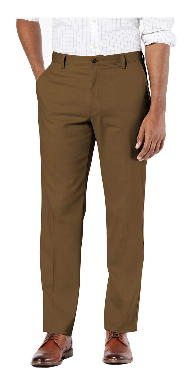 Dockers Men's Classic Fit Easy Khaki Pants, Tobacc