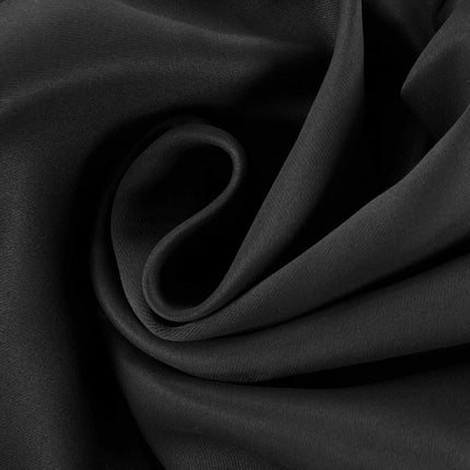 HPD Half Price Drapes Room Darkening Curtains 96 Inches Long for Bedroom & Living Room (1 Panel), 50 X 96, Jet Black