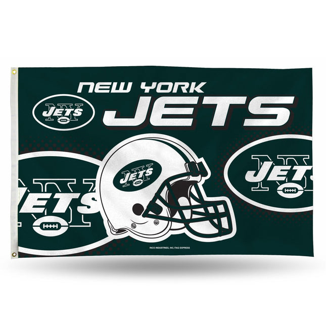 Rico Industries NFL New York Jets 3-Foot by 5-Foot