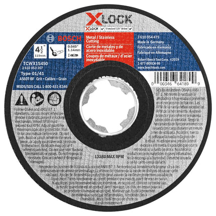 Bosch CWX1M500 5 in. x 1/16 in. X-Lock Masonry Cut