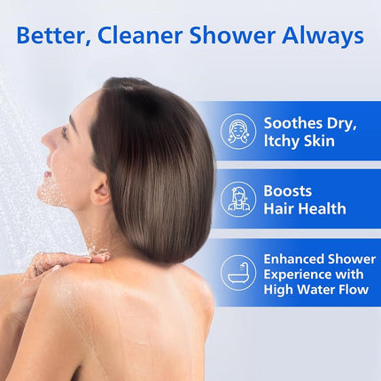 PHILIPS Shower Filter, Reduces Chlorine & Heavy Metals, AWP1775CH/37