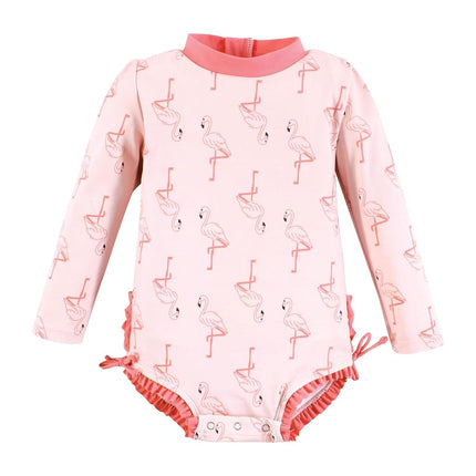 Maillot de bain Hudson Baby pour bébé fille et tout-petit, orange agrume, 9-12 mois, bébé flamant rose, 18-24 mois
