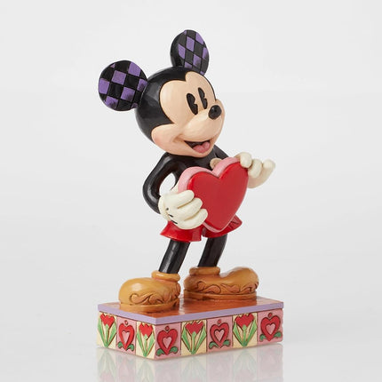 Disney Traditions Mickey Heart Personalisable Figurine