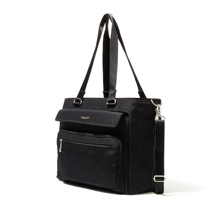 Baggallini Modern Laptop Tote, Black, One Size