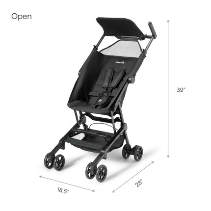 Munchkin Sparrow Ultra Compact Lightweight Travel Stroller for Babies and Toddlers, Black