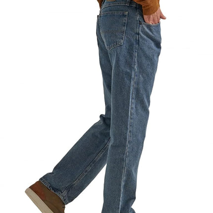 Wrangler Authentics Men's Classic 5-Pocket Relaxed Fit Cotton Jean, Stonewash, 29W x 30L