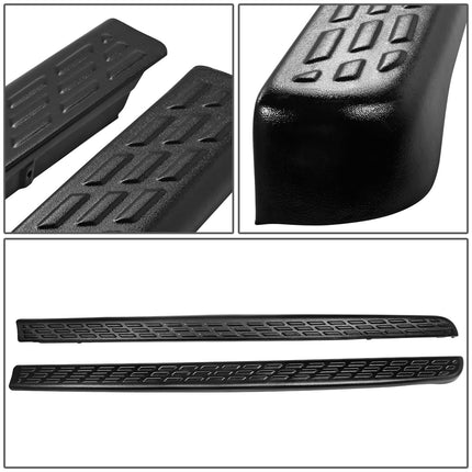 DNA MOTORING Pair of Stepside Bed Rail Caps w/o Stake Holes Compatible with 07-13 Silverado/Sierra 1500 2500HD 6'6 Fleetside Beds,ZTL-Y-0311