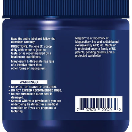 Life Extension Neuro-Mag Magnesium Threonate, Tropical Punch, 3.293 Ounce