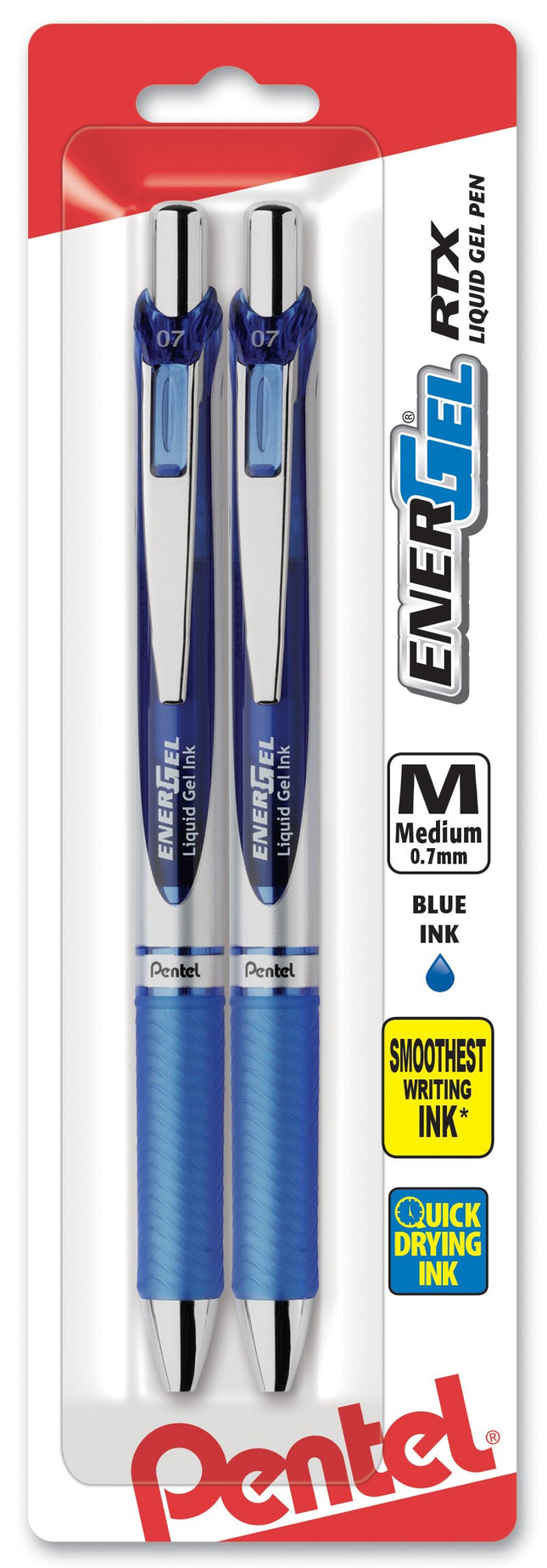 EnerGel RTX Retractable Liquid Gel Pen Medium Line