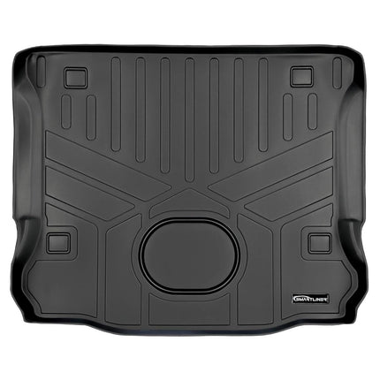 SMARTLINER Alfombrilla Protectora de Maletero para Todo Tipo de Clima Negra para Jeep Wrangler Unlimited (4 puertas) JK Old Body Style 2015-2018