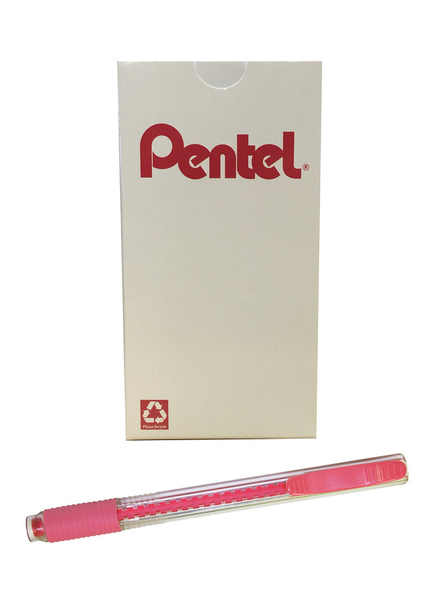 Pentel Clic Colors Retractable Eraser with Grip, H
